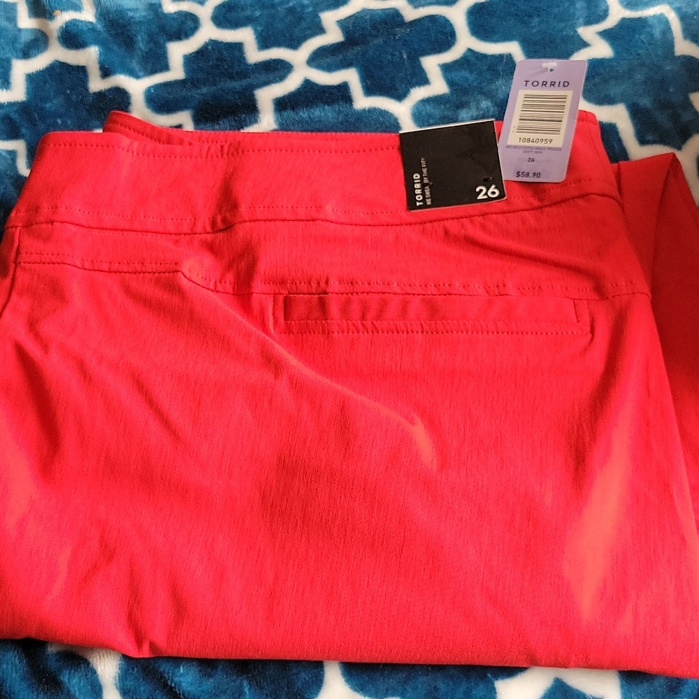 Torrid red dress pants